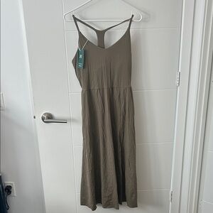 Halara Olive Green Midi Dress